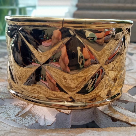 Chanel Gold Plated Bangle Cuff Bracelet - 100% Authentic - Picture 6 of 8